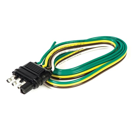 Husky Towing Husky Towing 13193; Trailer End 4-Way Flat Connector; 48 Inch Lead 13193